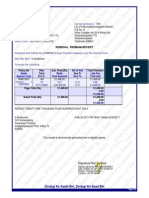 Renewal Premium Receipt: Collecting Branch: E-Mail: Phone: Transaction No.: Date (Time) : Servicing Branch