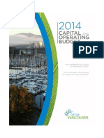 Vancouver Park Board Budget - Proposed 2014