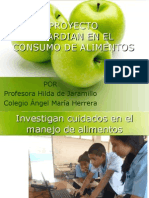 proyecto guardian en el consumo  de  alimentos