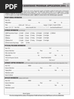 Common Patient Assistance Program Application (Hiv)