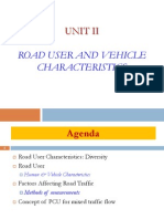 Roaduser and Vehicle Characteristics