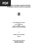 Download Diabetic pregnancy outcome Thesis by Dr Parvez Hassan SN188289772 doc pdf