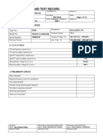 P545 Relay Testing Record