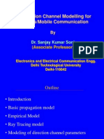 Propagation Models For Wireless and Mobile Communication