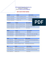 2014 IELTS Test Dates - British Council Philippines