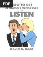 Como colocar as testemunhas de Jeová  para ouvir - David A. Reed.doc