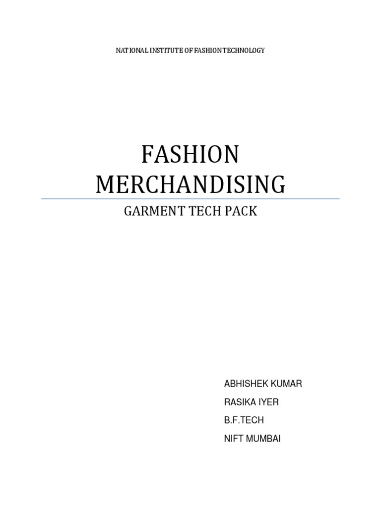 Tech Pack | PDF
