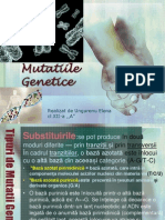 Mutațiile Genetice PDF