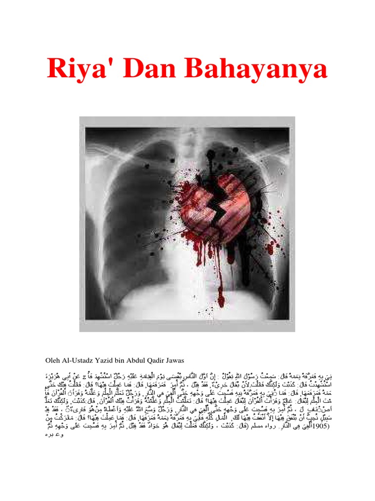 Bahaya Riya' dalam Amal Ibadah | PDF