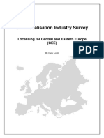 CEE Localisation Industry Survey Key Findings