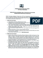 Persyaratan CPNS Pu 2014 PDF