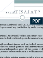 Academic Institutional Analytical Tool (AIAT)