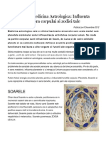 Dictionar de Medicina Astrologica