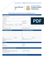 ACCA Full Time Application Form
