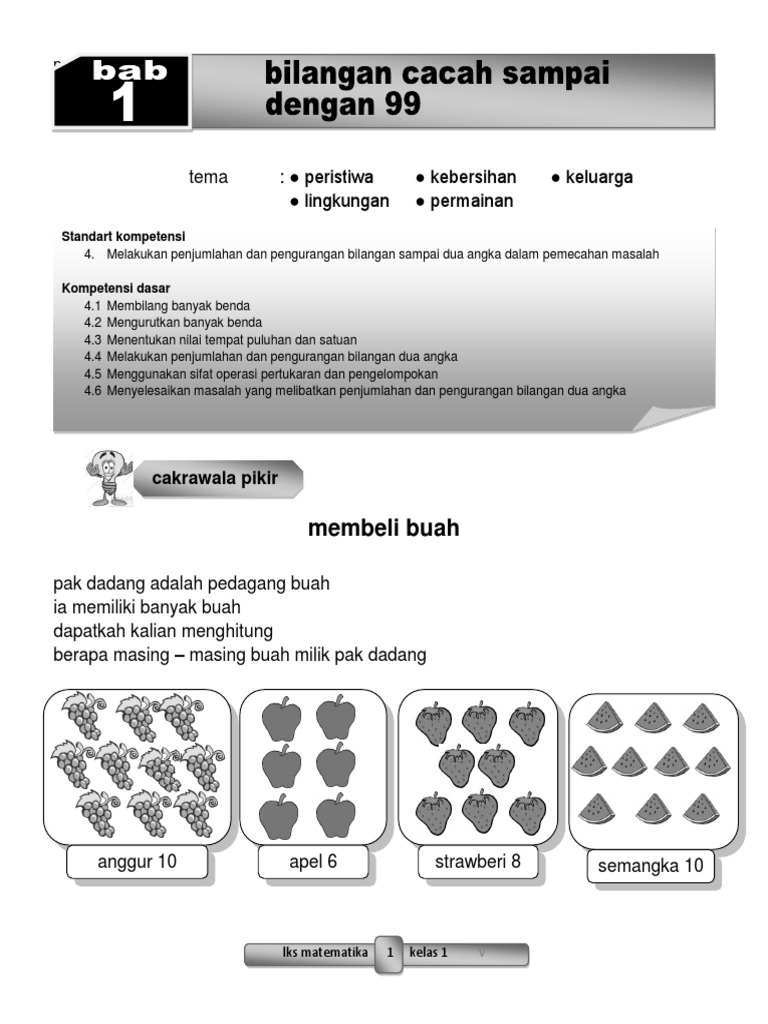 Lks Matematika Kelas 1 Semester 2 2013 Pdf