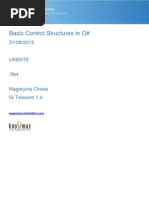 Control Structures in C#