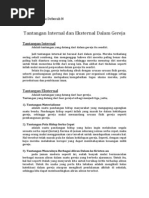 Download Tantangan Eksternal Dan Internal by Margaretha Ludya Christine SN188346918 doc pdf