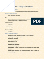 Material Safety Data Sheet