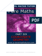 A Level Maths - Coordinate Geometry