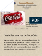 Variables Internas y Externas de La Coca Cola