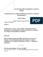 Teoria Matematica Dei Nodi, Fisica Quantistica, Teoria Di Stringa (Connessioni Con I Numeri Di Fibonacci, Di Lie e I Numeri Di Partizione)