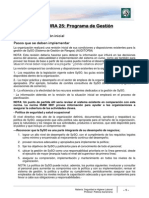 Lectura 25 - Programa de Gestión