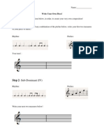 Write Your Own Piece Composition First Assignment