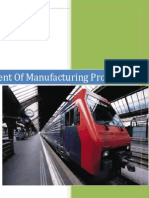 Manufacturing Process Assignment