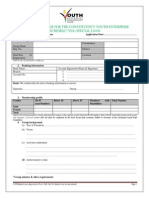 Application Form For Group Borrowers