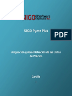 Cartilla - Asignacion y Administracion de Las Listas de Precios