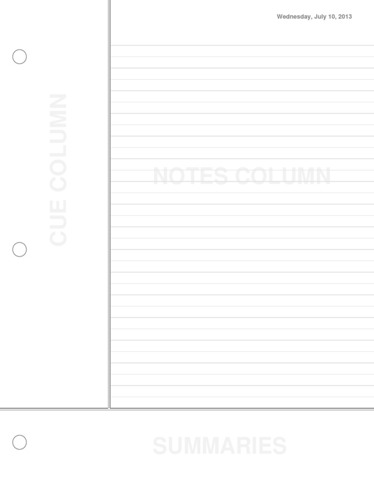 Notes Column: Wednesday, July 10, 2013 | PDF