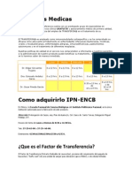 Factor de Transferencia