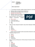 Soal Produktif TKJ Kelas Xii