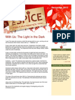 With Us: The Light in The Dark: December 2013