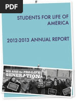 2013 Students For Life of America Annual Report