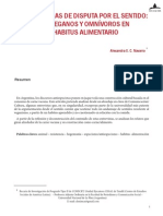 Nuevas arenas de disputa por el sentido. Discursos veganos y omnívoros en relación al habitus alimentario. - Alexandra X. C. Navarro.