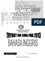 Listening Script Bonus Soal Tryout B. Inggris Ipa