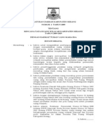 Peraturan Daerah Kabupaten Serang Nomor 2 Tahun 2009 Tentang Rencana Tata Ruang Wilayah Kabupaten Serang Tahun 2009 - 2029