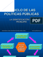 Identificacion Del Problema de Las Políticas Públicas