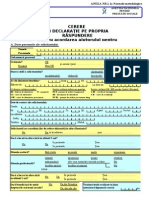 Formular Cerere