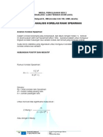 Bab 10. Analisis Korelasi Rank Spearman