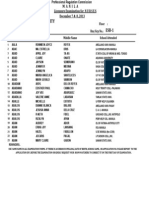 December 2013 NLE room assignment for Manila (NCR) takers