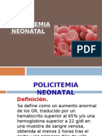 Policitemia y anemia neonatal