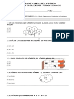 evaluacion matematicas