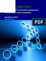 Green Computing: Searchable PDFs For Document Storage and The Concept of Green Computing