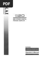 Download akai s20 sampler manual by karlpaterson48 SN18849192 doc pdf