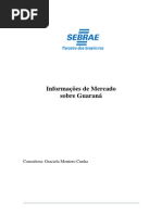Informações de mercado sobre guaraná