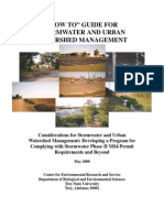 "How To" Guide For Stormwater and Urban Watershed Management