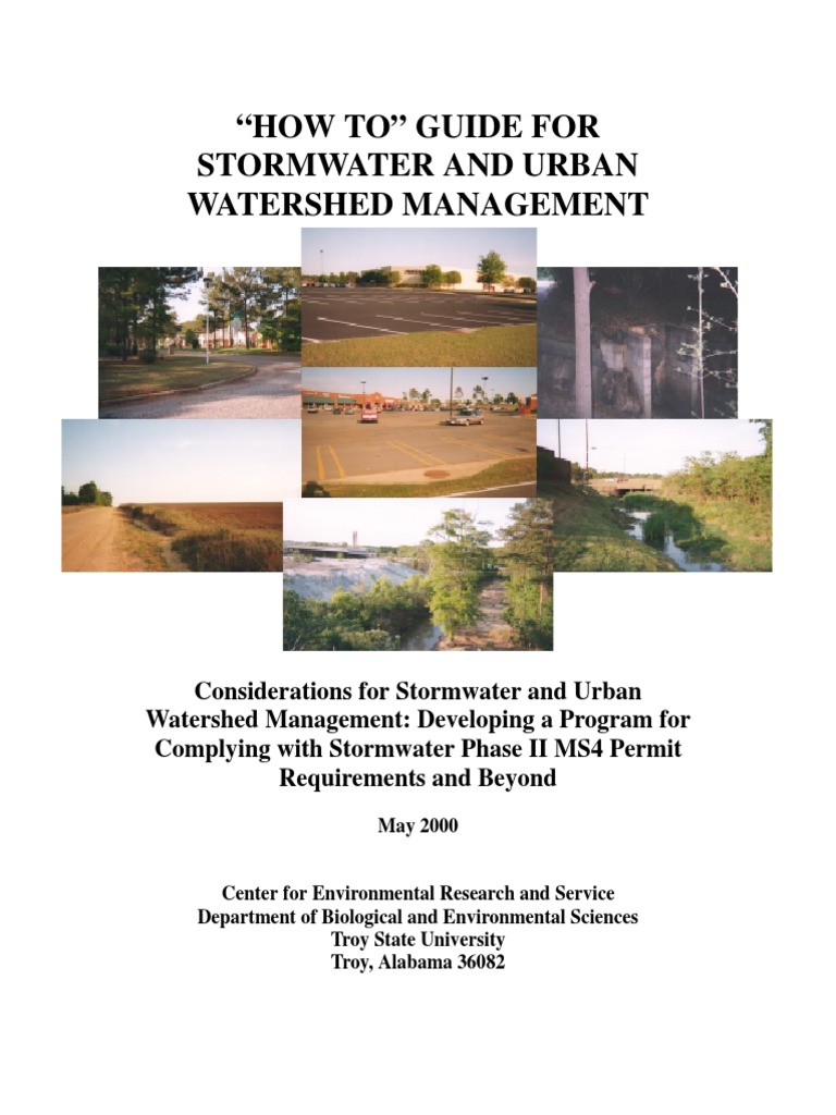 "How To" Guide For Stormwater and Urban Watershed Management | PDF ...