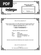 Undangan Syukuran 4 bulanan